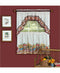 Achim Farmer's Market Printed Tier and Swag Window Curtain Set, 57x36
